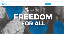 Desktop Screenshot of blueheartinternational.org